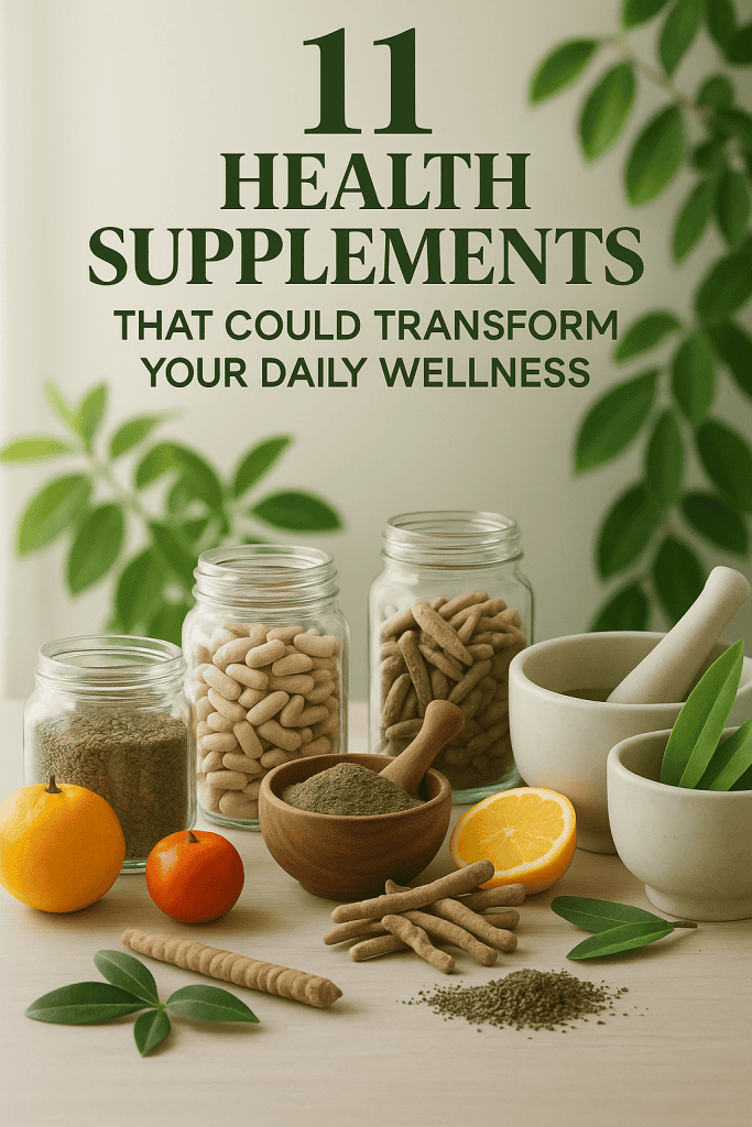 11 Health Supplements That Could Transform Your Daily Wellness