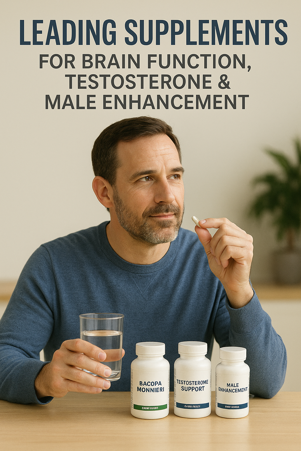 Leading Supplements for Brain Function, Testosterone & Male Enhancement