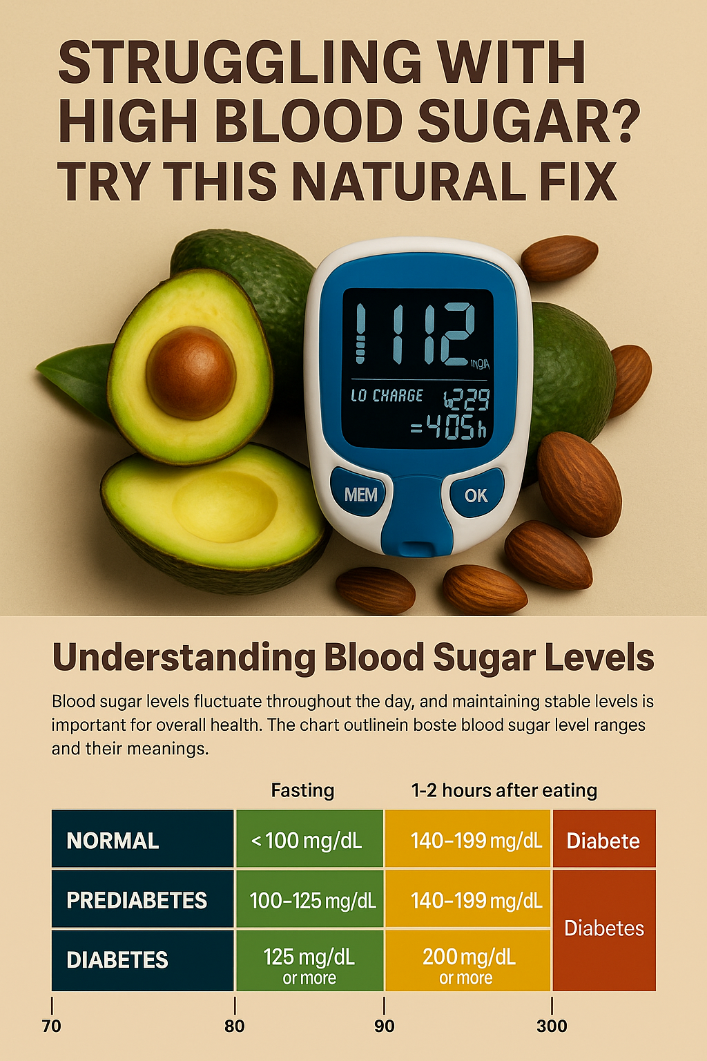 Struggling with High Blood Sugar? Try This Natural Fix