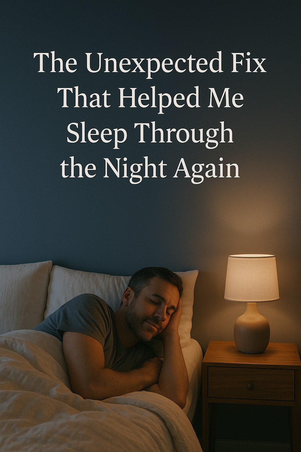 The Unexpected Fix That Helped Me Sleep Through the Night Again