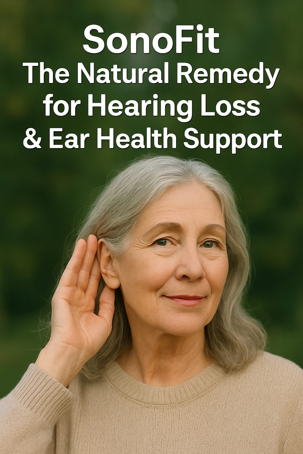 SonoFit: The Natural Remedy for Hearing Loss & Ear Health Support