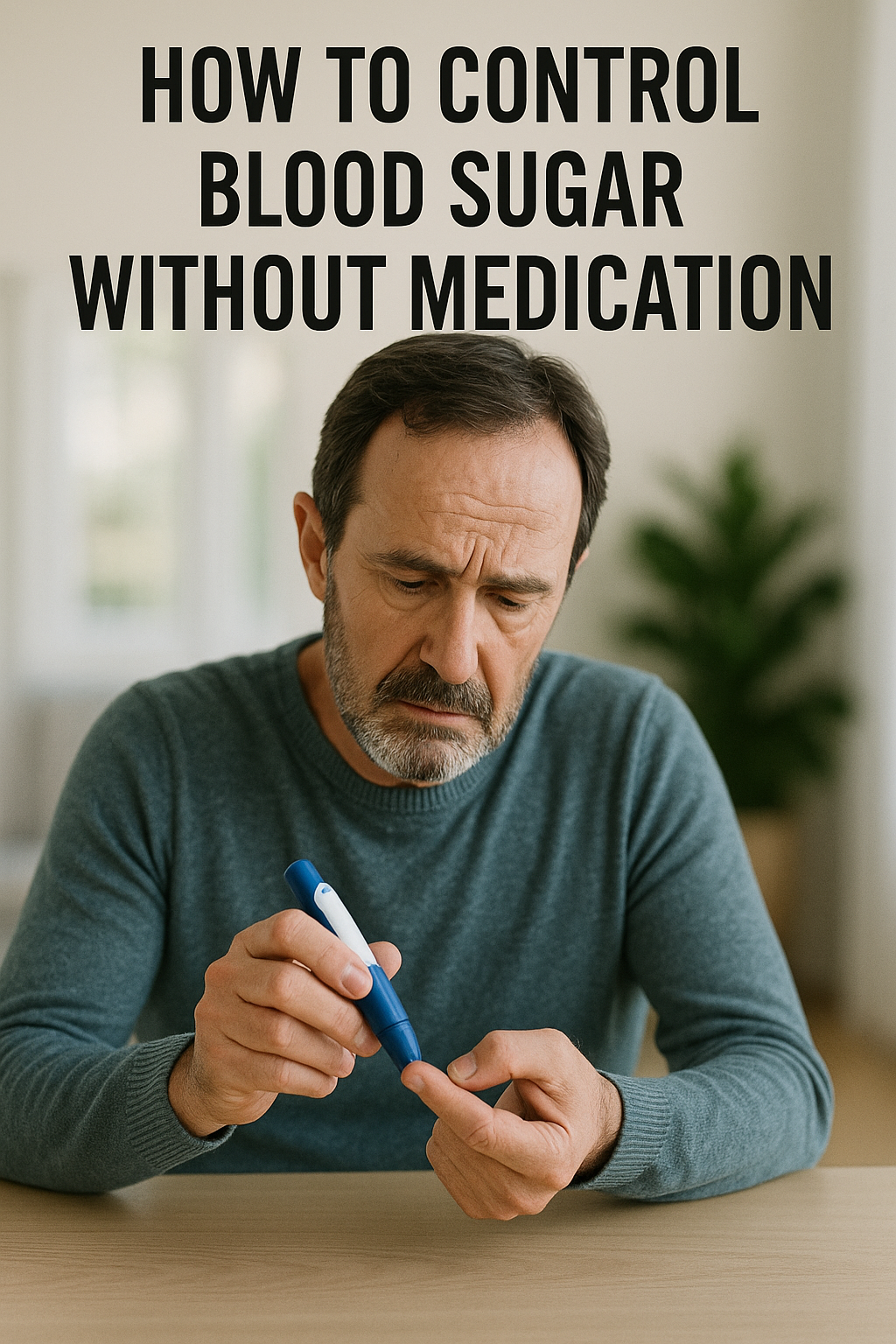 How to Control Blood Sugar Without Medication