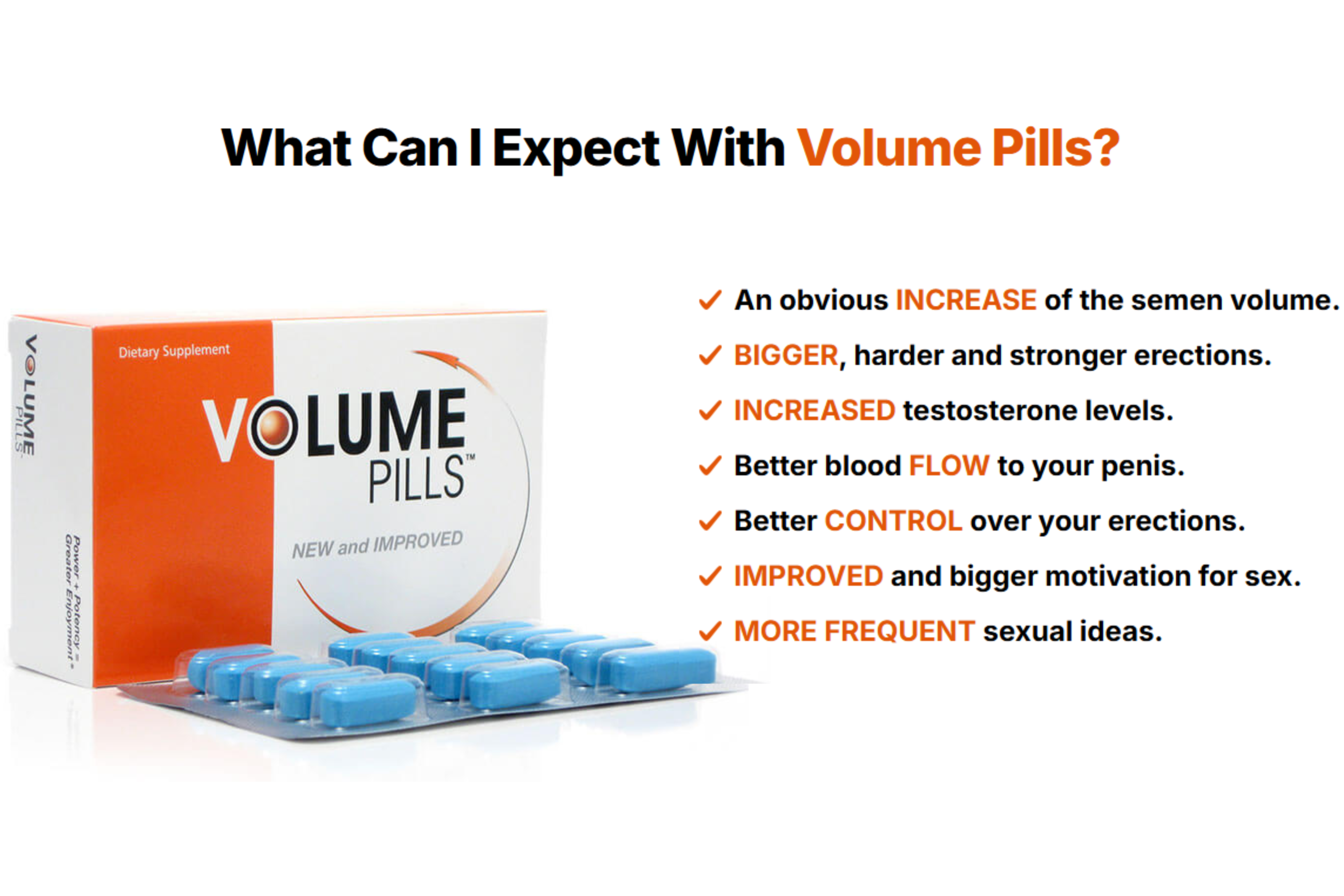Low Semen & Fertility Support: Volume Pills