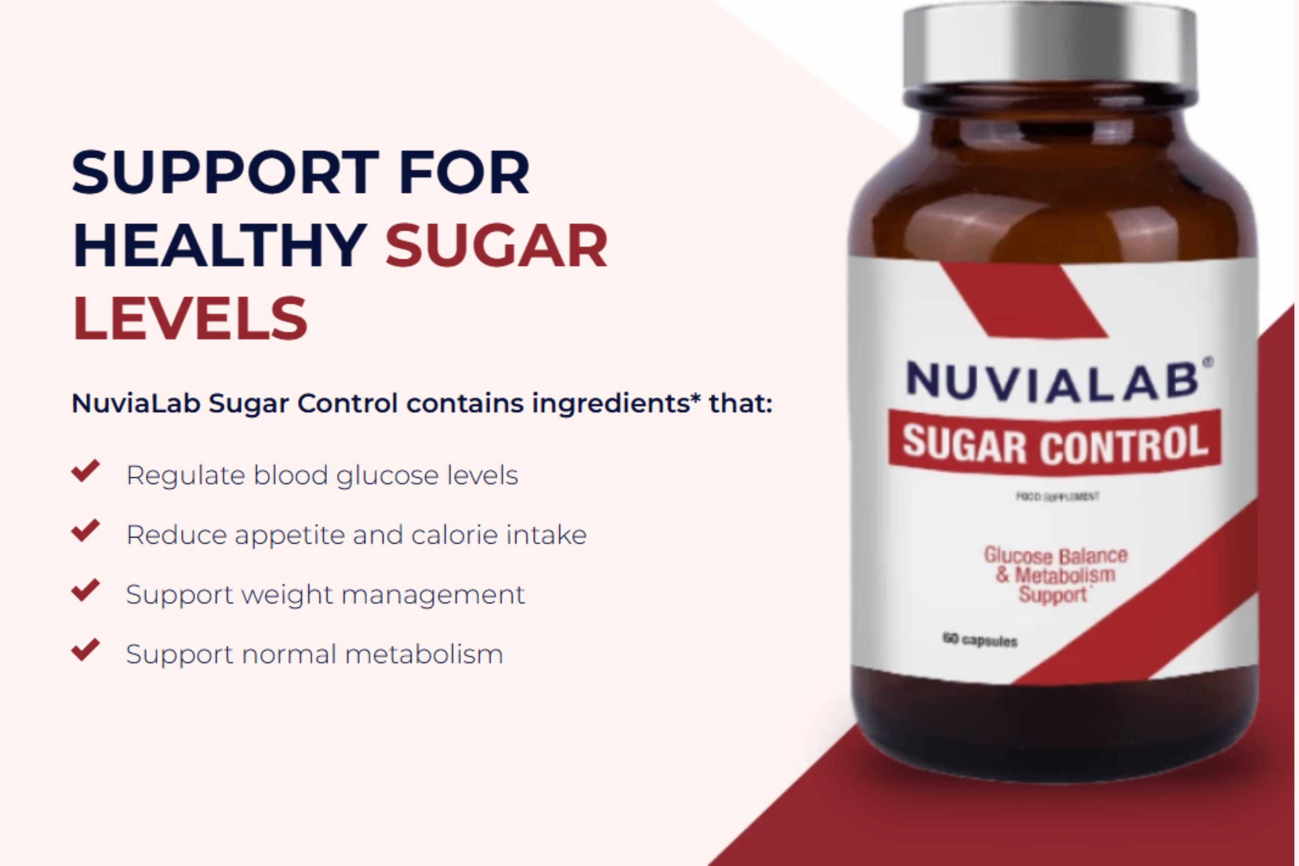 NuviaLab Sugar Control – Balanced Blood Sugar