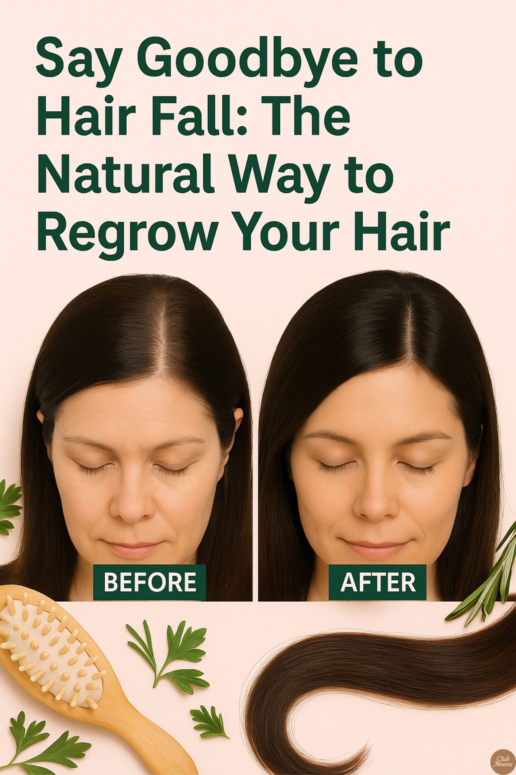 Say Goodbye to Hair Fall: The Natural Way to Regrow Your Hair