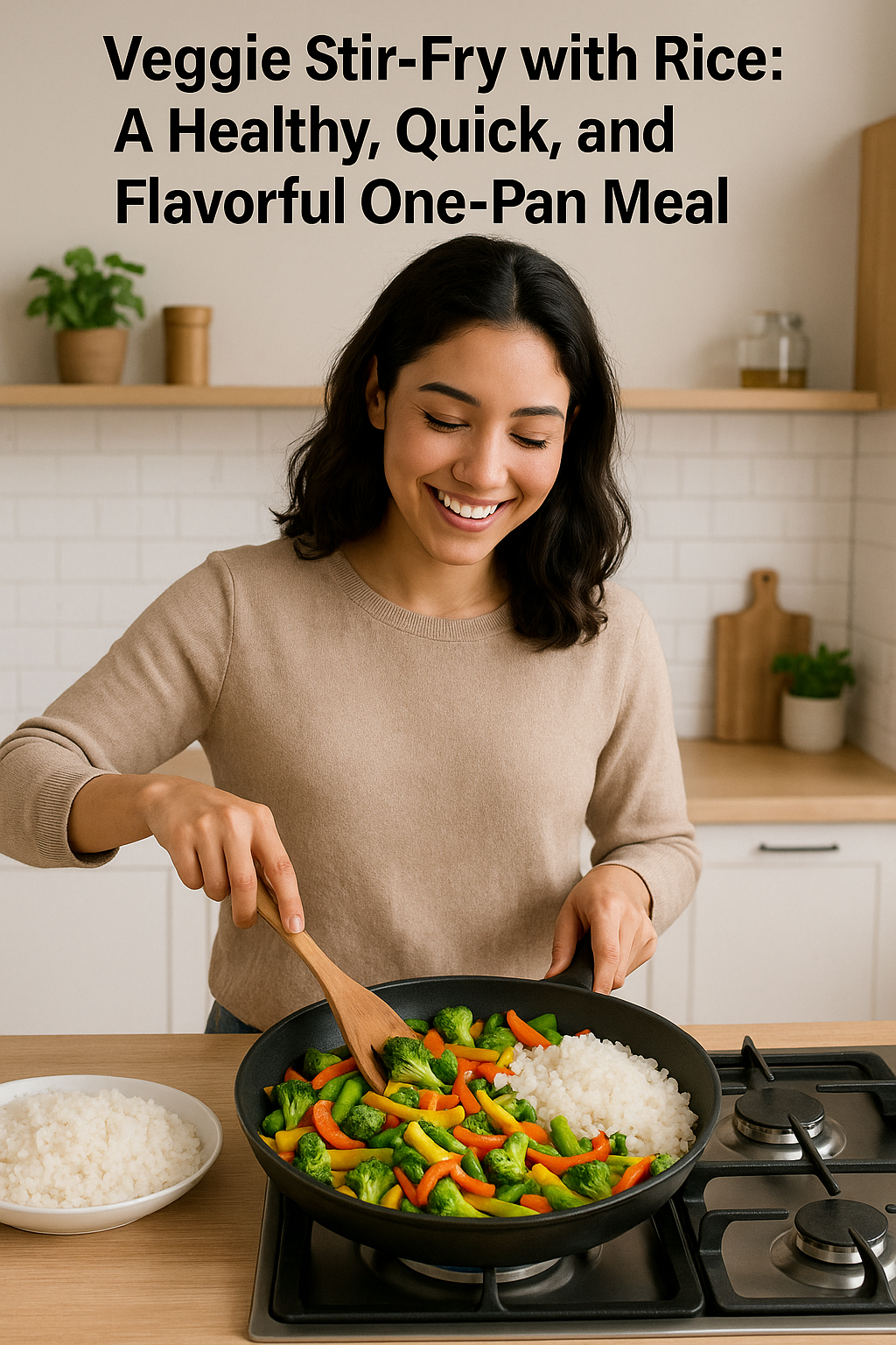 Veggie Stir-Fry with Rice: A Healthy, Quick, and Flavorful One-Pan Meal