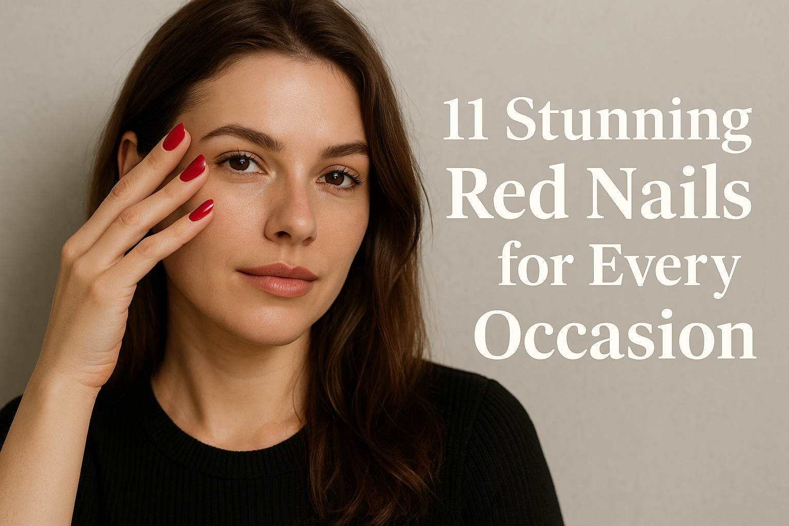 11 Stunning Red Nails for Every Occasion