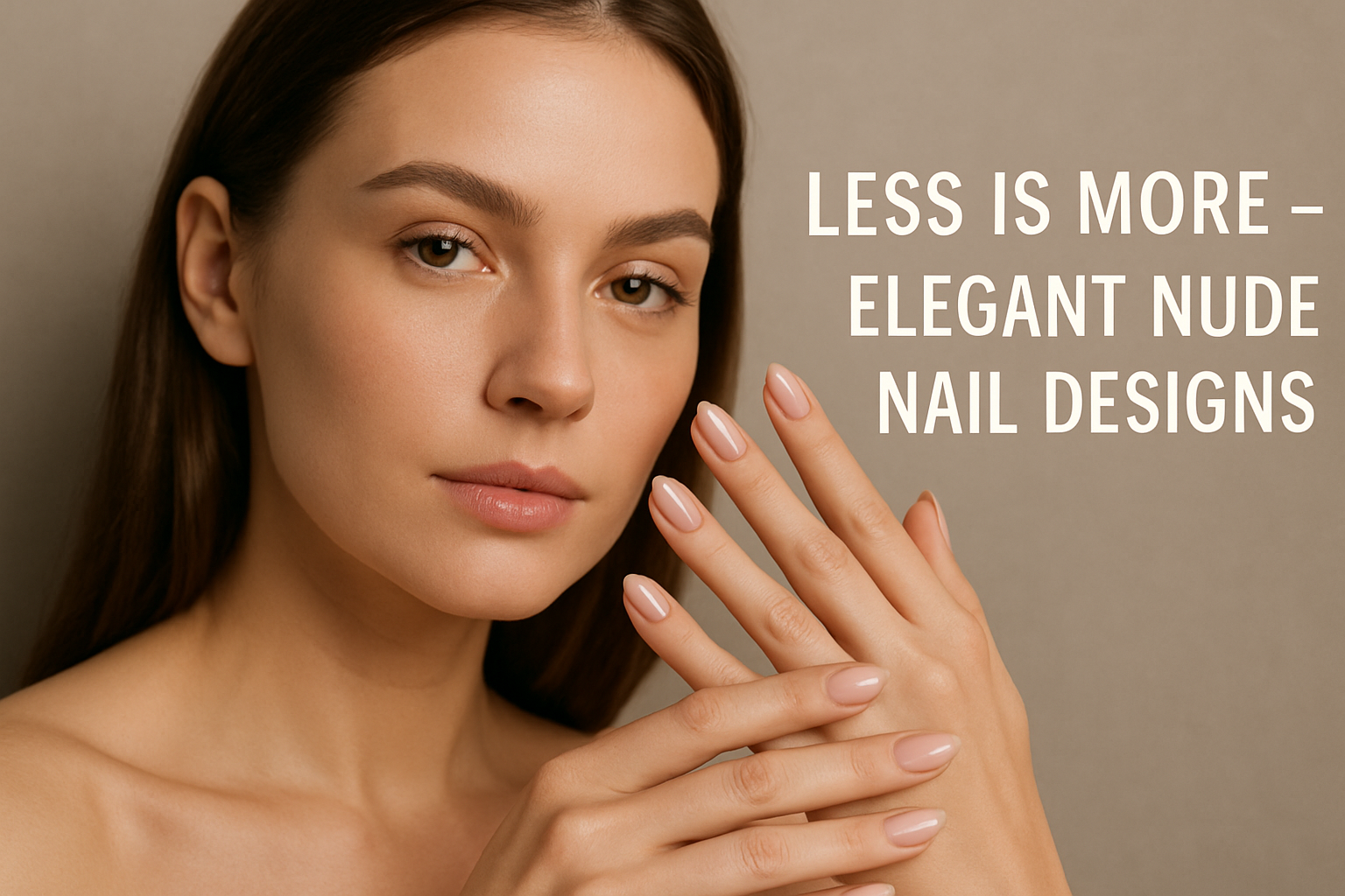 Less is More – Elegant Nude Nail Designs
