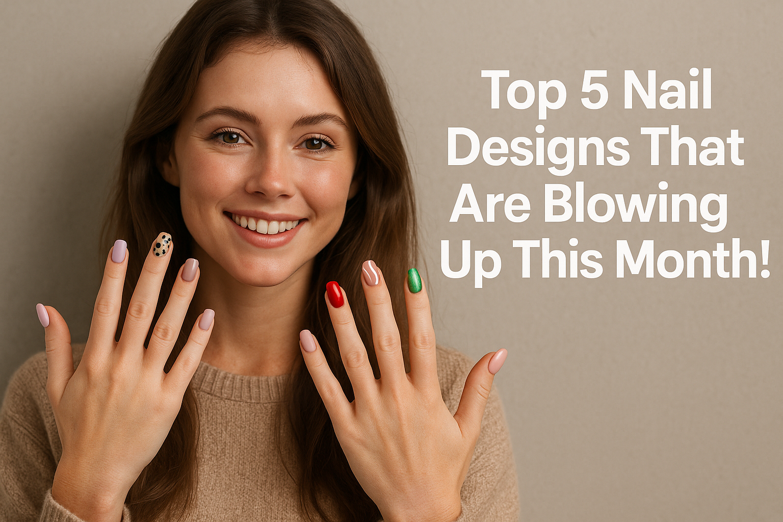Top 5 Nail Designs That Are Blowing Up This Month!