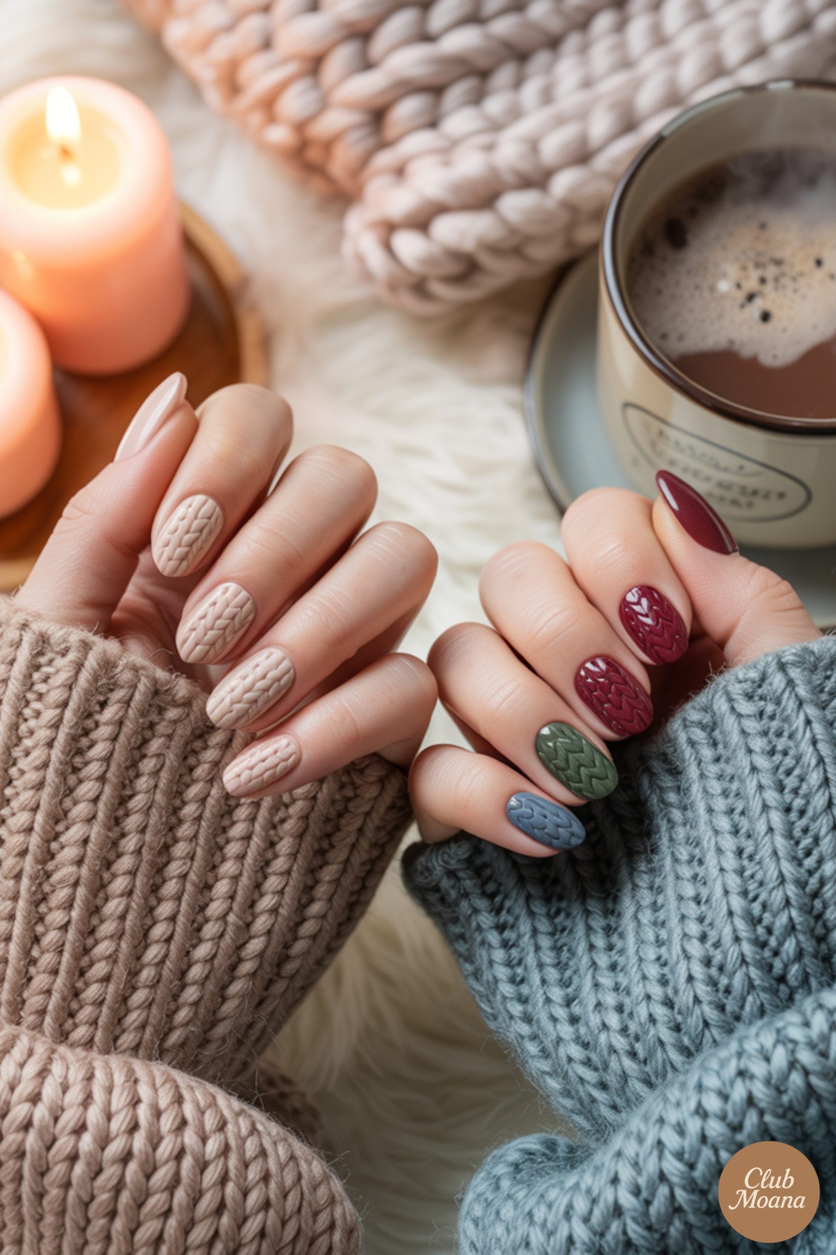 Cold Weather Nail Ideas That Are as Cozy as Your Favorite Sweater