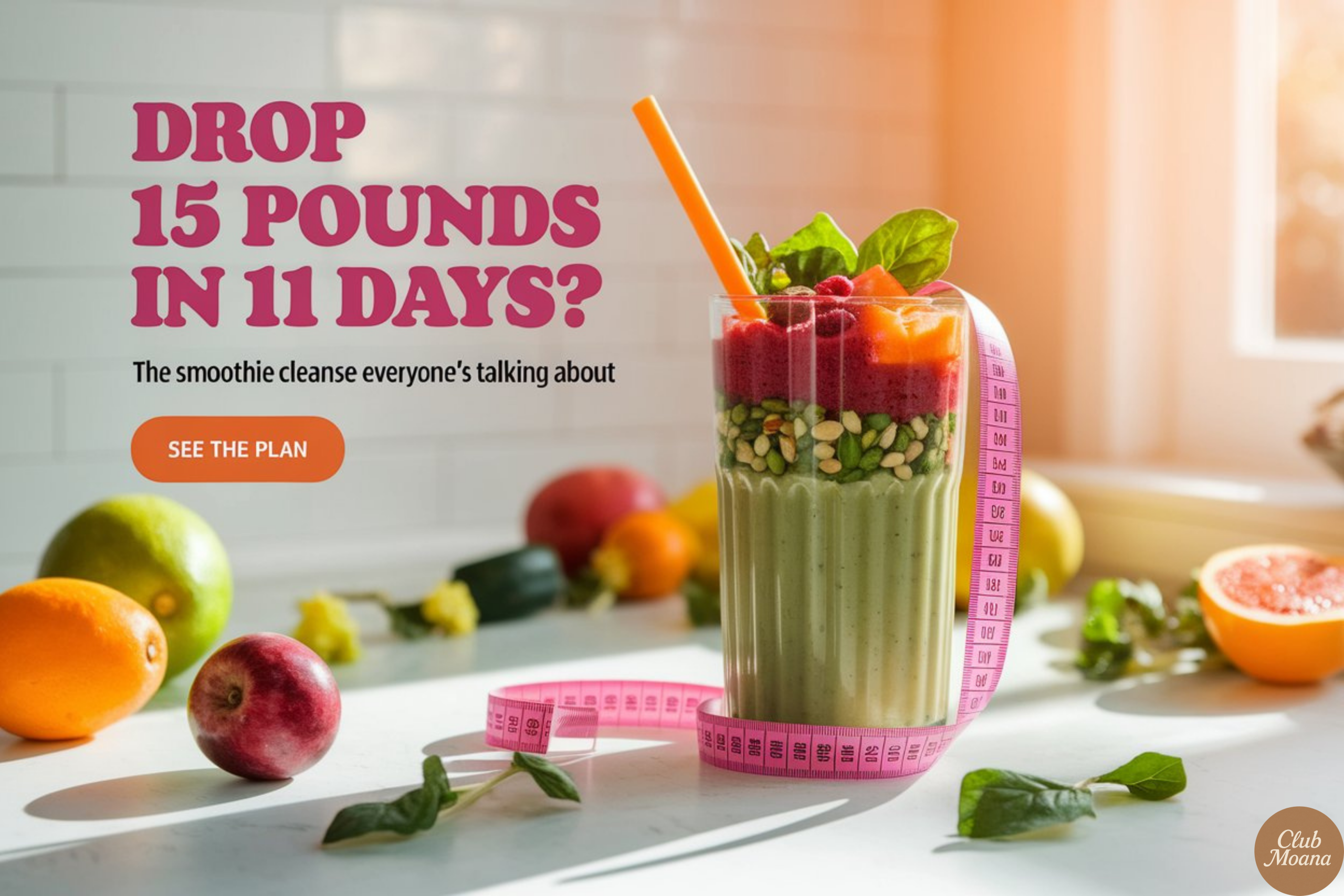 Drop 15 Pounds in Just 11 Days? Here’s the Smoothie Cleanse Everyone’s Buzzing About!