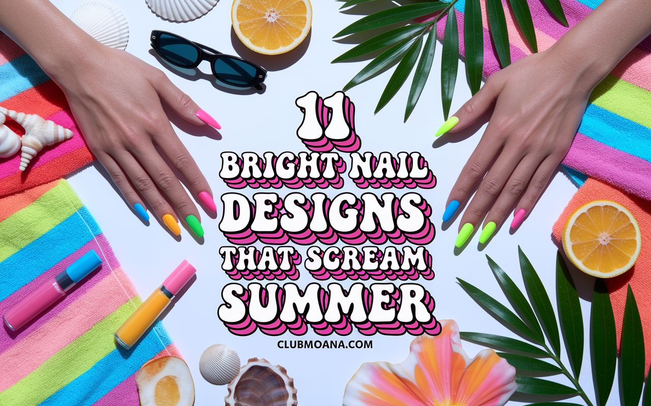 11 Bright Nail Designs That Scream Summer