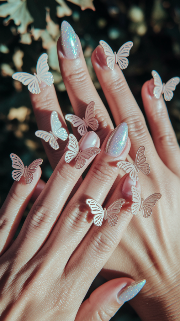 3D Butterfly Decals