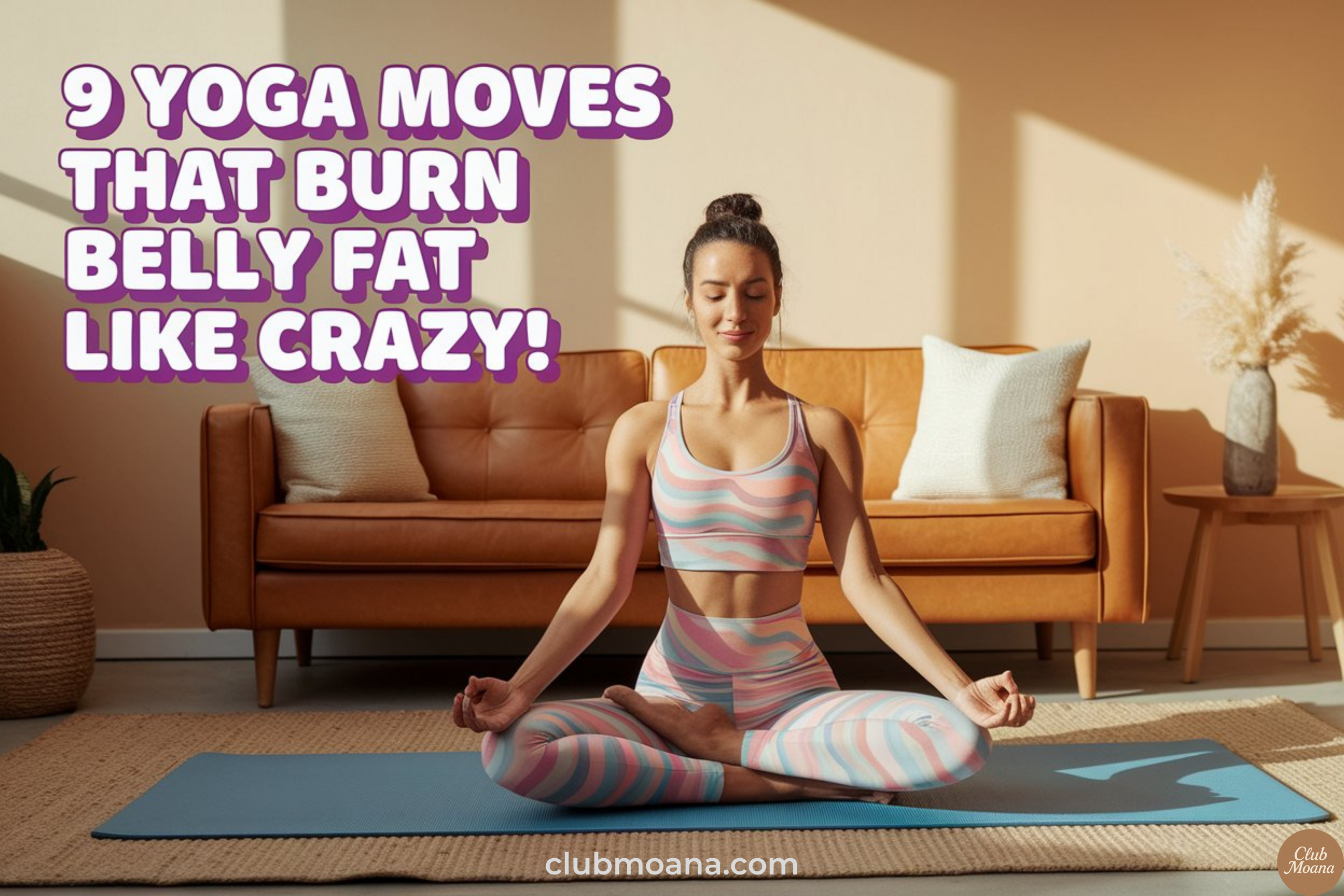 9 Yoga Moves That Burn Belly Fat Like Crazy (No Gym Needed!)