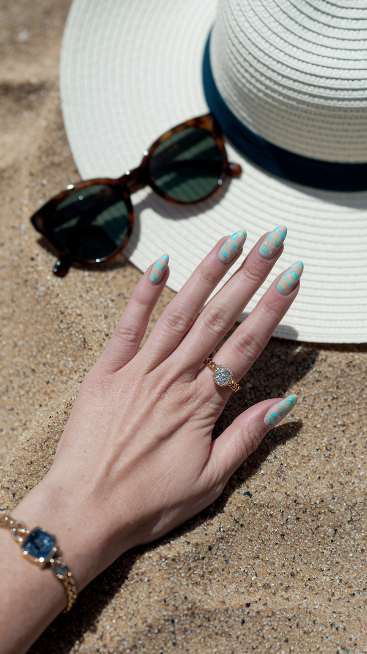 Beachy Cow Print