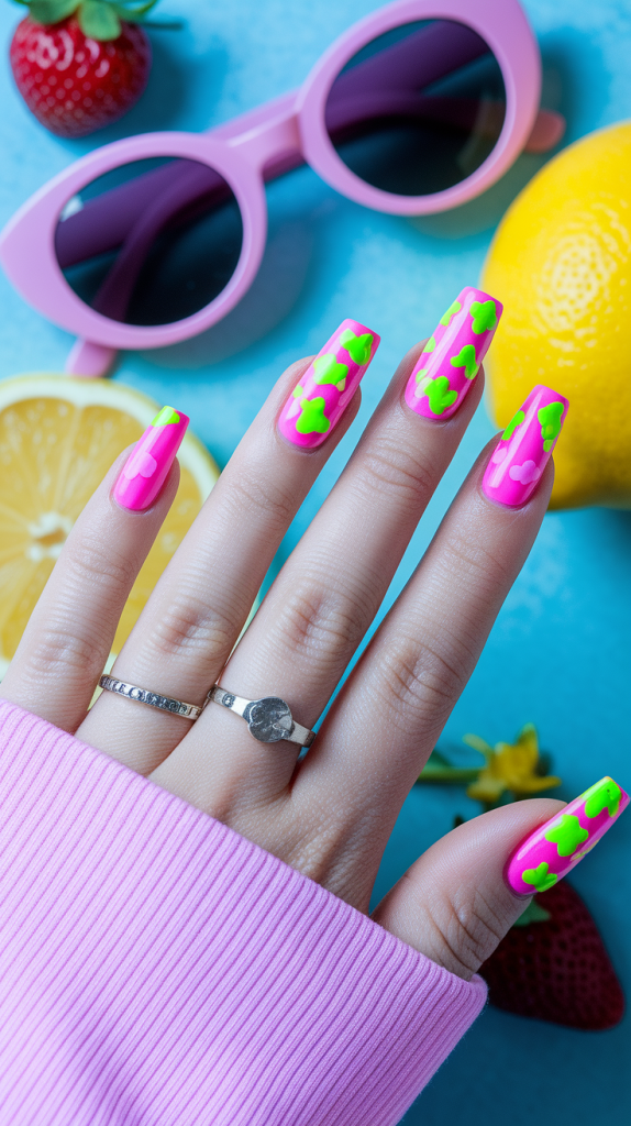Bold Floral Prints on Bright Backgrounds