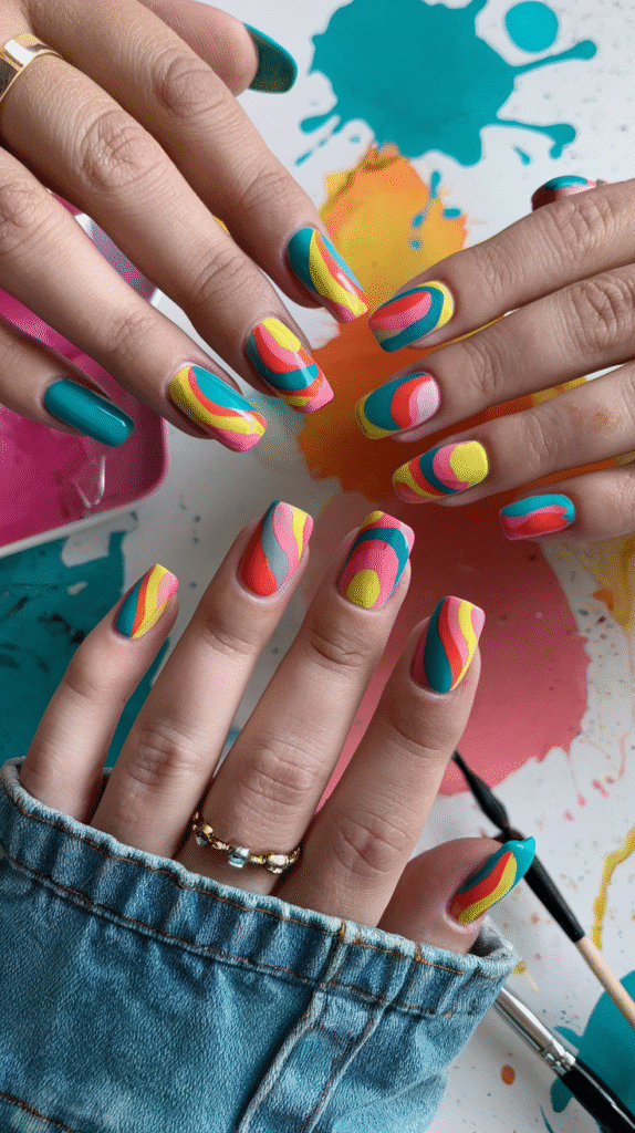 Bright Abstract Swirls