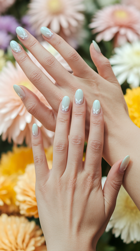 Butterfly French Tips