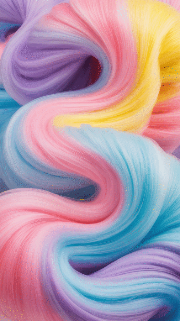 Candy-Colored Gradient Swirl