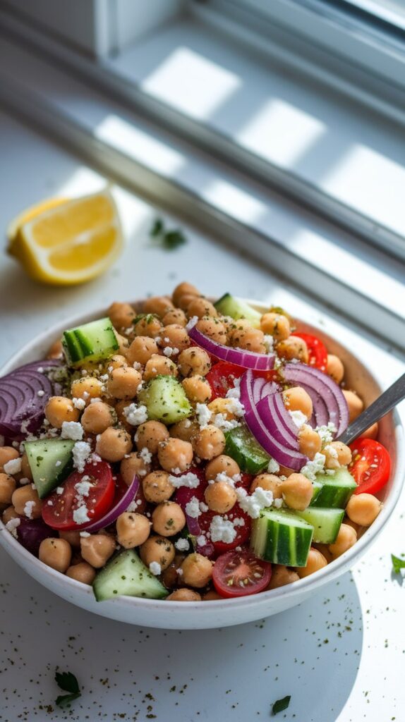 Chickpea Salad That Actually Fills You Up