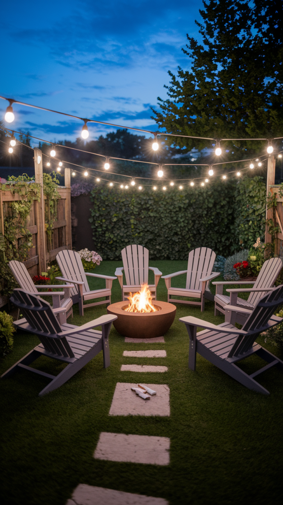 Create a Fire Pit Corner in Your Garden