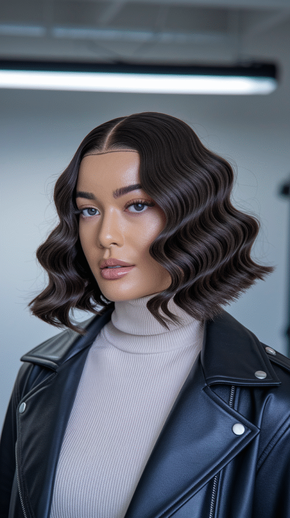 Defined Ringlets with Middle Part