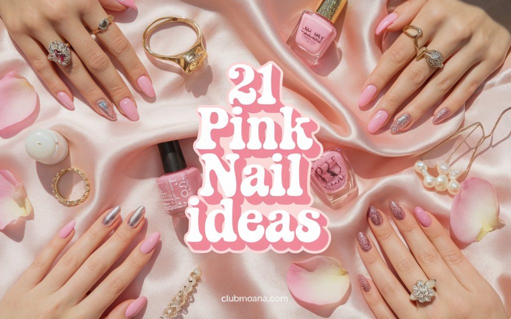 21 pink nail ideas