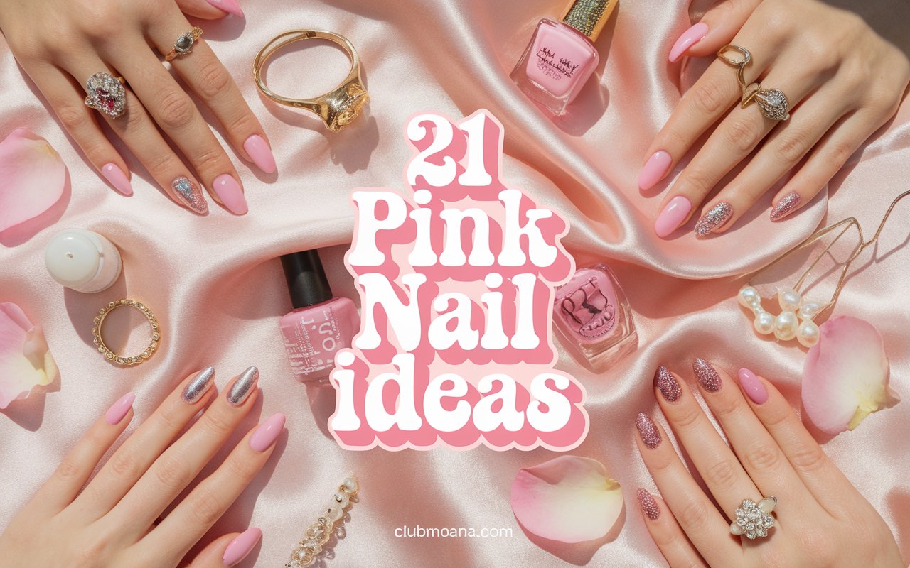 21 pink nail ideas