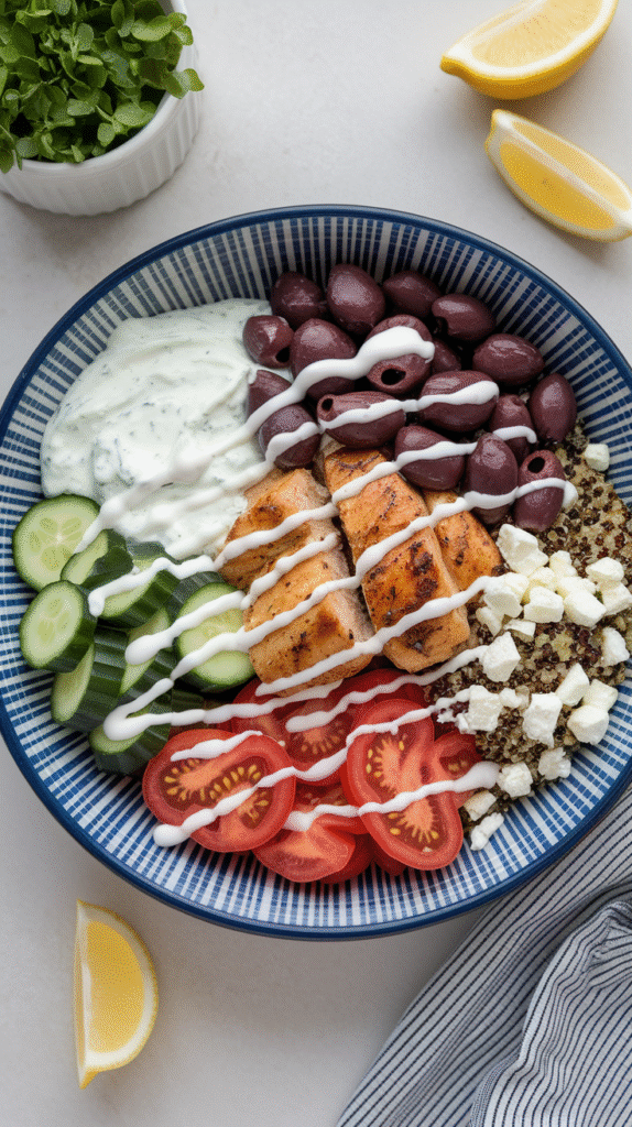 Greek Chicken Power Bowls