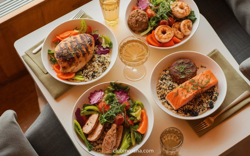 High-Protein Feast Flat Lay