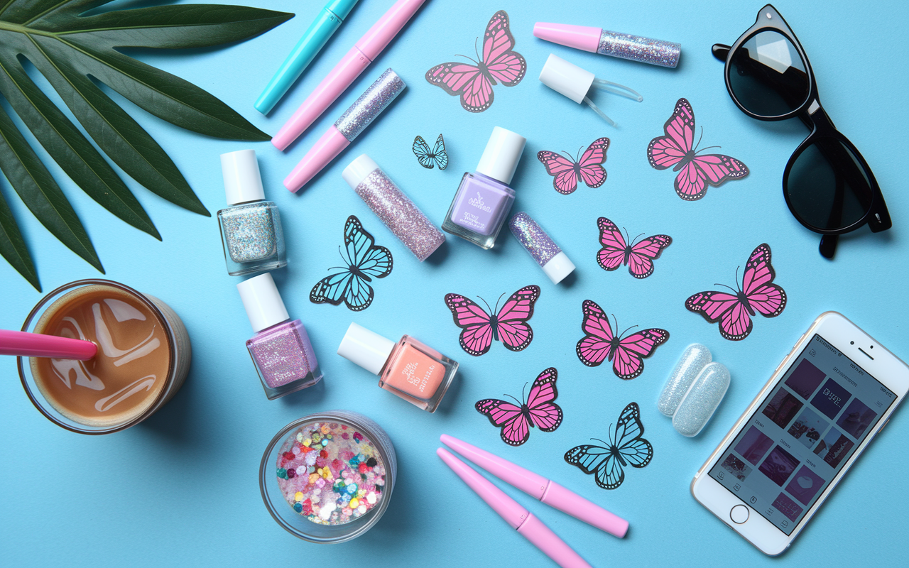 Butterfly Glam for Summer Nails 2025