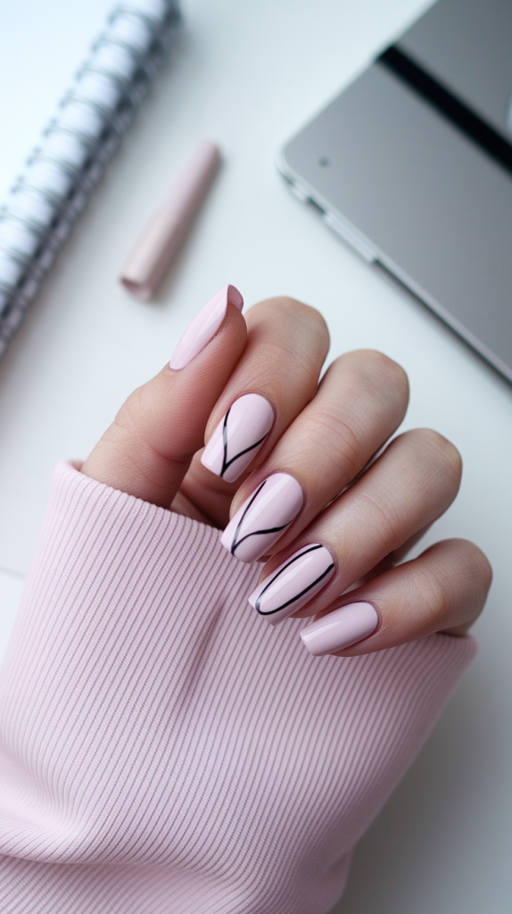 Minimalist Pink Lines