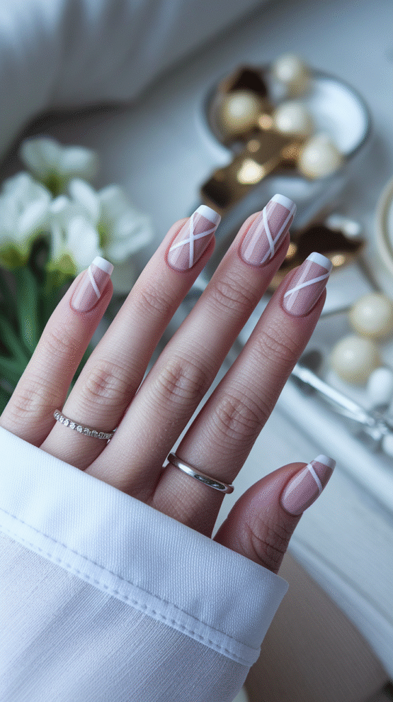 Minimalist White Lines