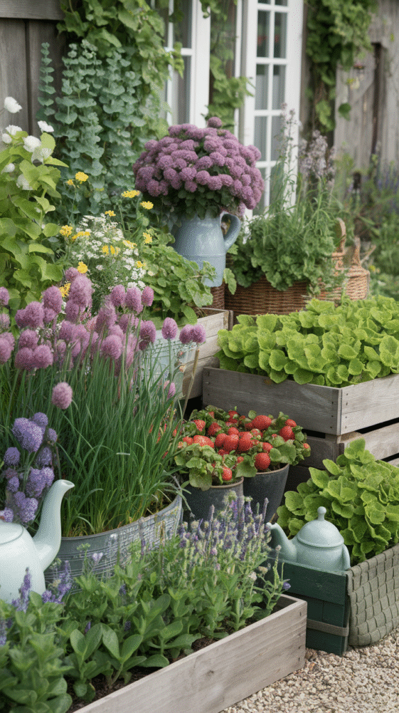 Mix in Edible Plants
