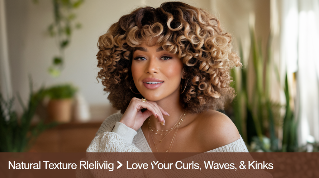 Natural Texture Revival Embrace the Curl, Wave, or Kink