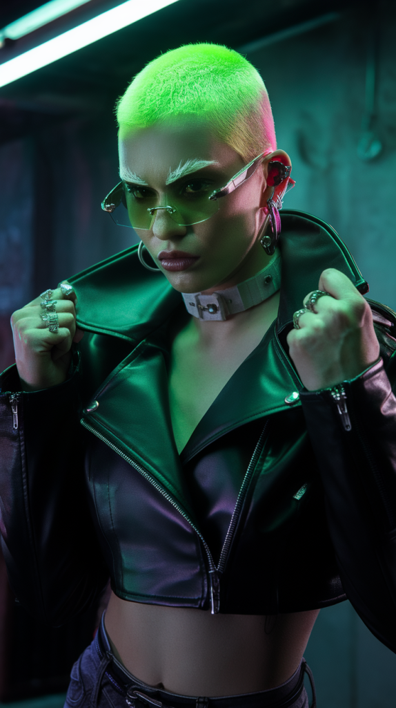 Neon Buzzcut