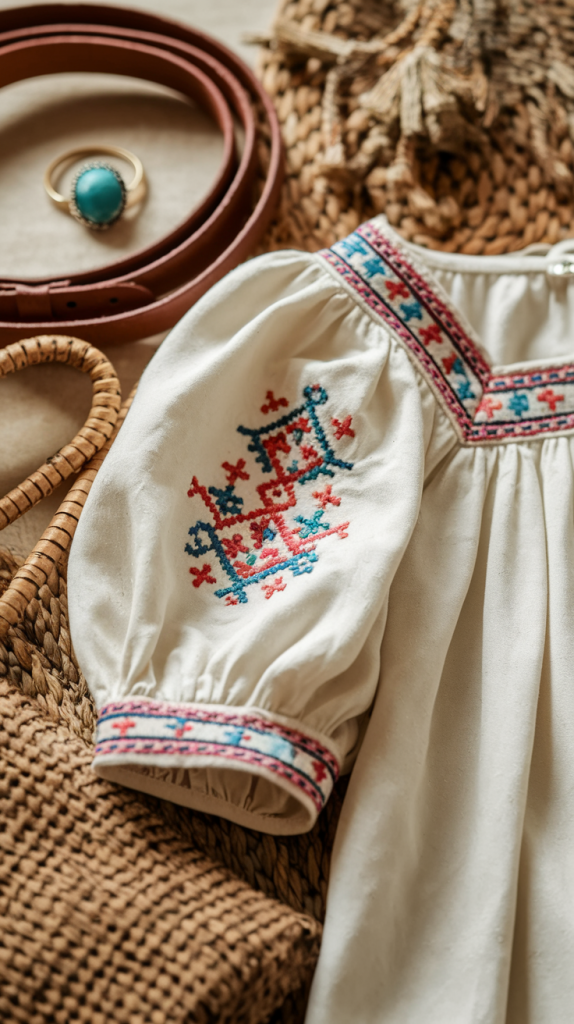 Peasant Tops & Embroidered Blouses