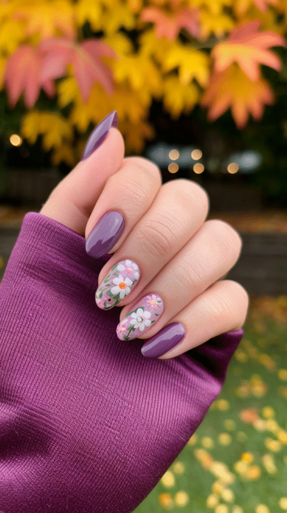 Plum Purple + Micro Florals