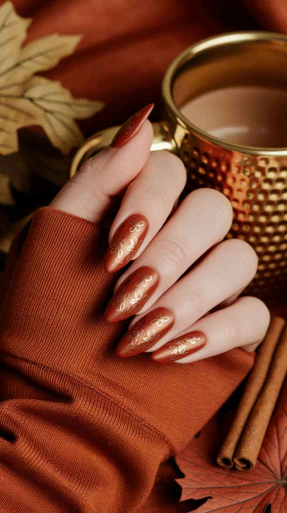 Rust Tones with Golden Accents