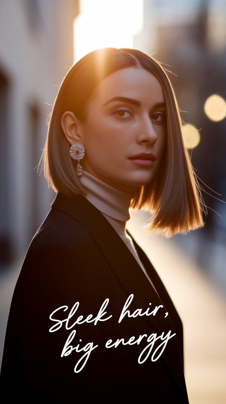 Sleek & Straight with a Twist