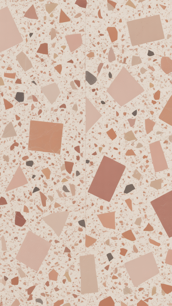 Terrazzo Texture with Warm Tones