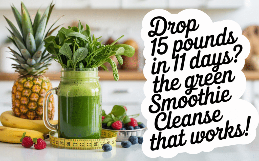 The 11-Day Green Smoothie Cleanse That’s Melting Off 15 Pounds—Here’s the Full Plan