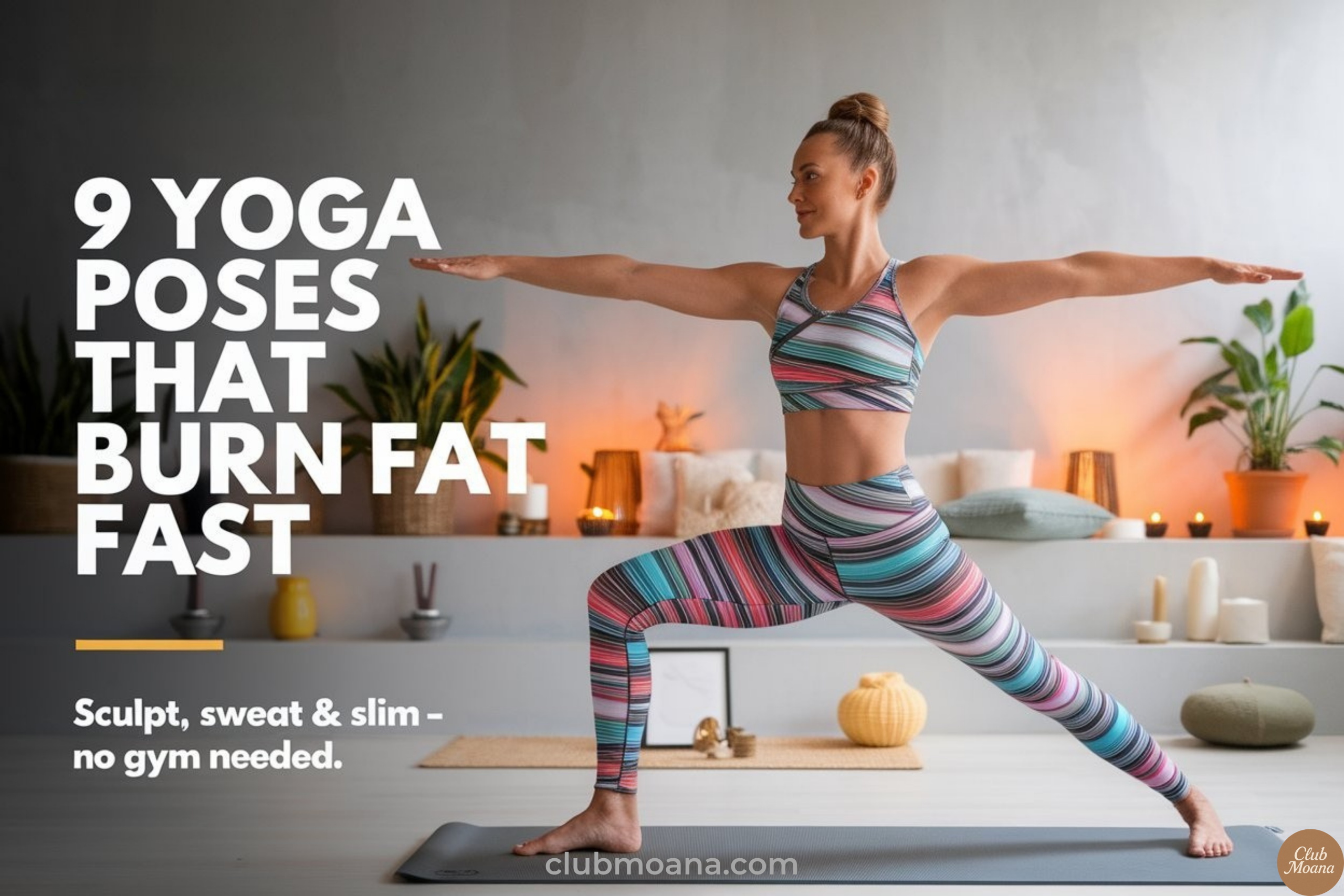 These 9 Yoga Poses Are Fat-Burning Magic—Try Them Today