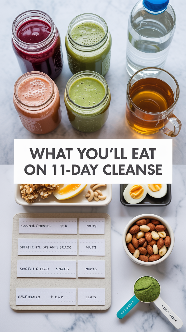 What You’ll Eat on the 11-Day Cleanse