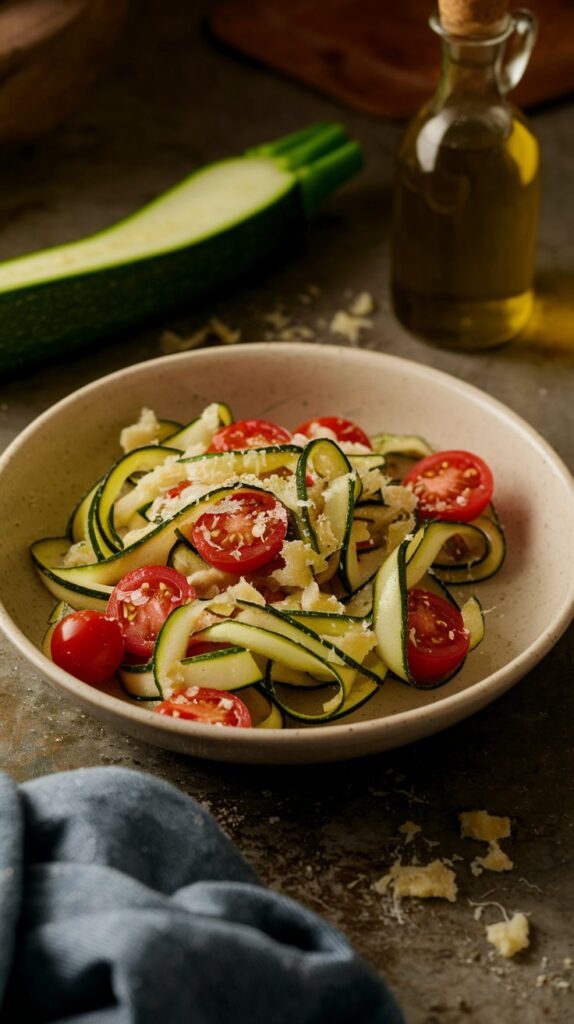 Zucchini Ribbon Pasta (Without Pasta)