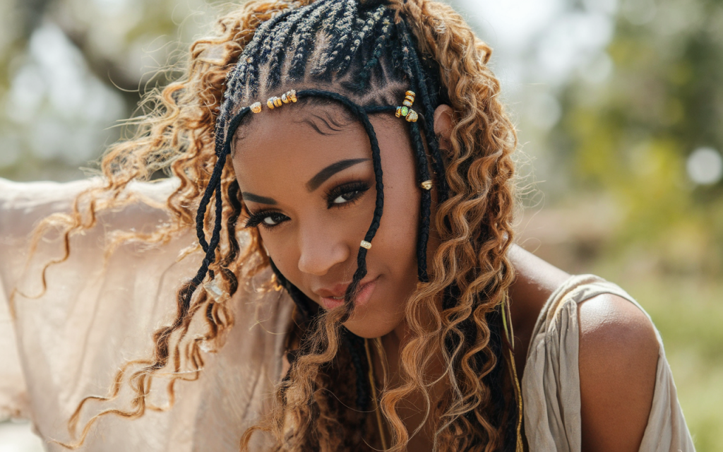 Bohemian Braided Ponytail