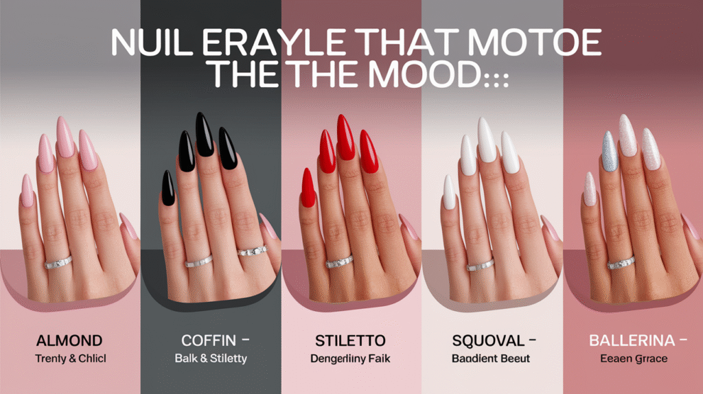 Nail Shapes That Match the Mood 