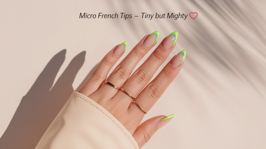 Micro French Tips – Tiny But Mighty