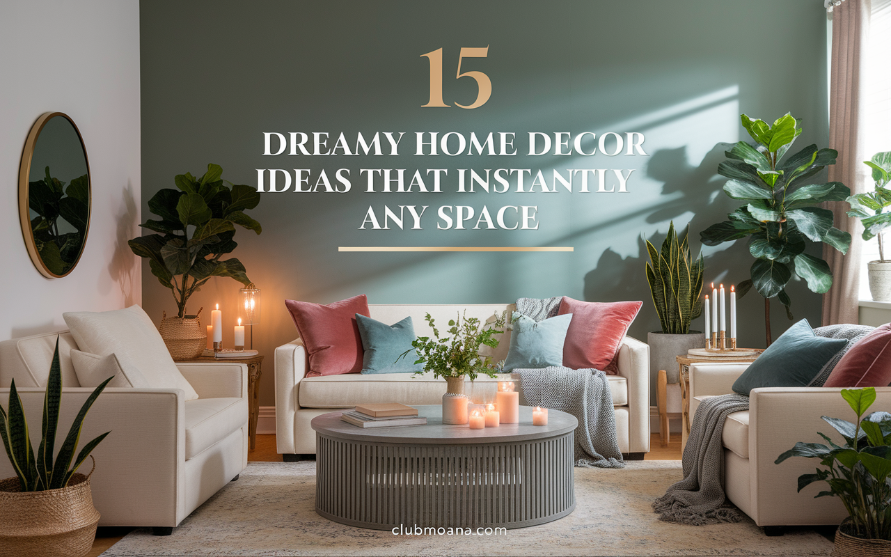 15 Dreamy Home Decor Ideas That Instantly Elevate Any Space
