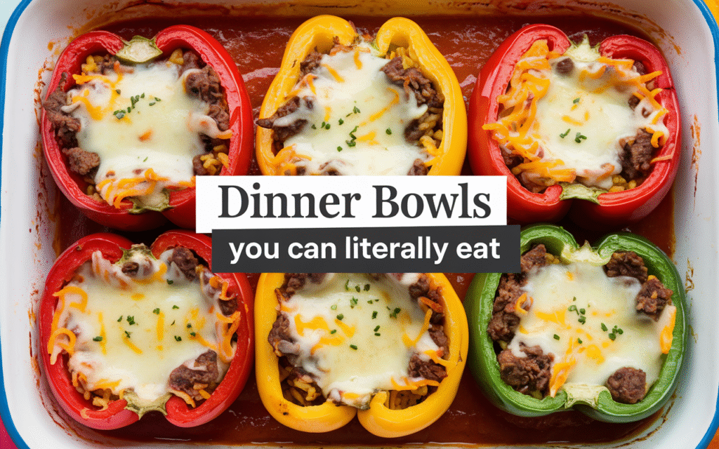 Stuffed Bell Peppers – Basically Edible Bowls of Joy